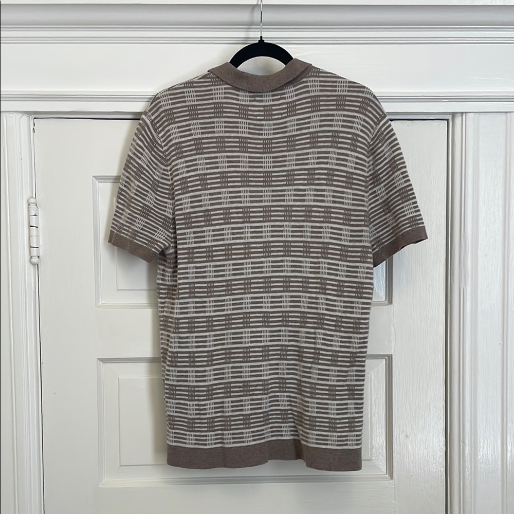 Abercrombie & Fitch V-Neck Sweater - Brown and Gray - Picture 3 of 4